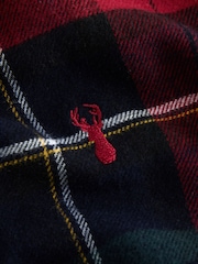 Red/Navy Long Sleeve Christmas Tartan Check Shirt (3-16yrs) - Image 3 of 4