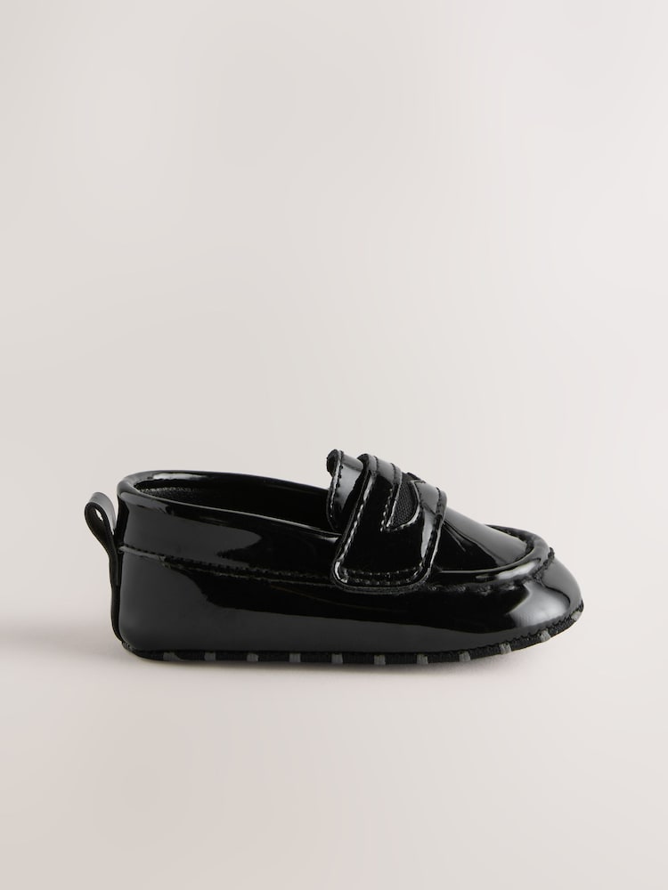 Black Patent Baby Shoes (0-2mths) - Image 2 of 5 Black Patent Baby Shoes (0-2mths) - Image 2 of 5