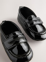 Black Patent Baby Shoes (0-2mths) - Image 3 of 5