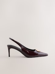 Bordo crvena - Forever Comfort® Sandale s remenčićima i metalnim potpeticama - Slika 1 od 5