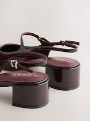 Berry Red Forever Comfort® Round Toe Slingback Mary Jane Heels - Image 9 of 9