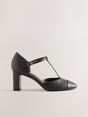 Black Forever Comfort® Two Part T Bar Heels - Image 1 of 10