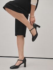 Black Forever Comfort® Two Part T Bar Heels - Image 5 of 10
