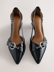 Noir - Forever Comfort® Buckle Two Part Block Heels - Image 2 de 5