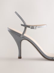 Grey Forever Comfort® Simple Heeled Sandals - Image 3 of 5