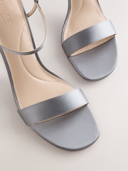 Grey Forever Comfort® Simple Heeled Sandals - Image 4 of 5