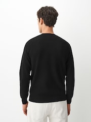 Μαύρο - Essential Textured Knitted Jumper - Εικόνα 3 του 6