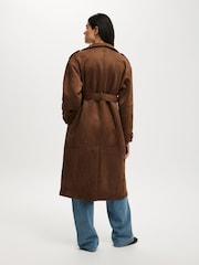 Trench plašč iz umetnega semiša Cotton On - Slika 3 iz 5