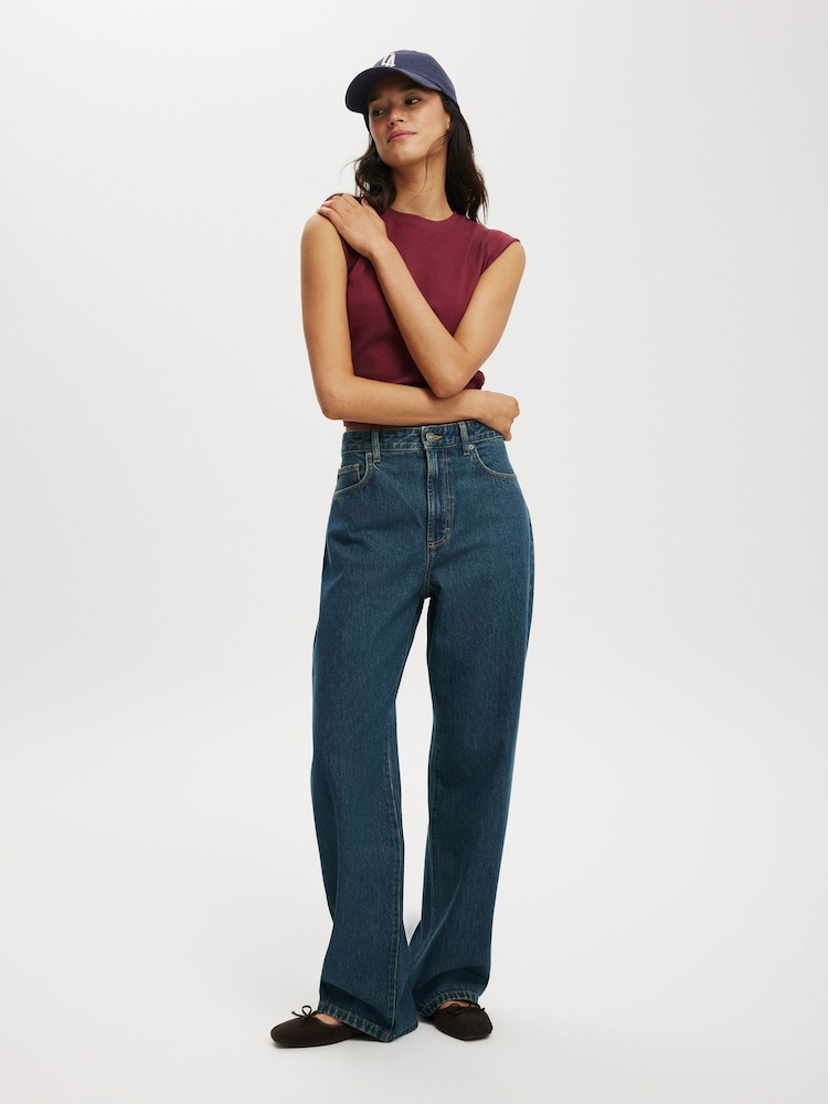 Cotton On Blue 91 Straight Jeans - Image 1 of 6 Cotton On Blue 91 Straight Jeans - Image 1 of 6