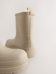 Neutral Warm Lined Wellies - Image 4 of 5