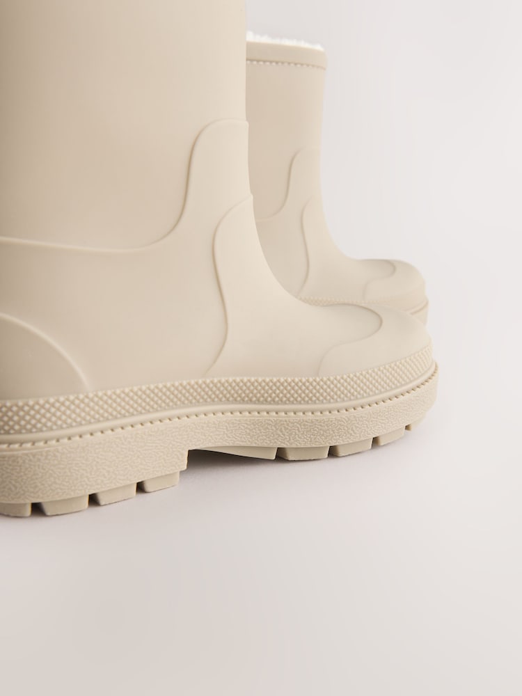 Neutral Warm Lined Wellies - Image 5 of 5 Neutral Warm Lined Wellies - Image 5 of 5