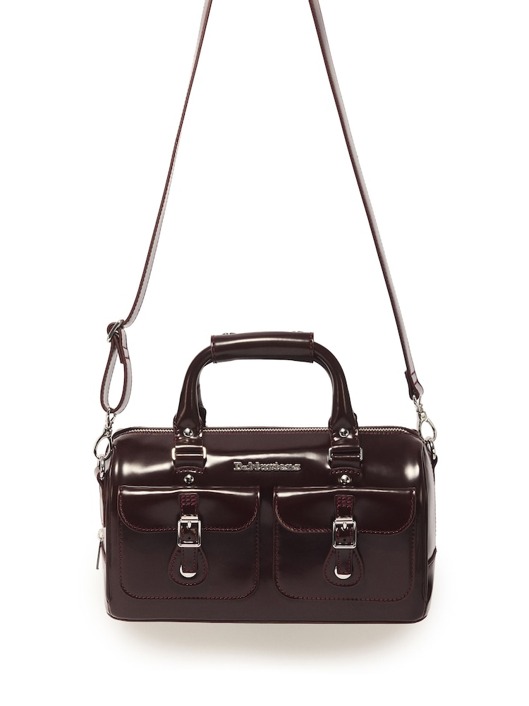Dr. Martens Red Top Handle Leather Bag - Image 2 of 6 Dr. Martens Red Top Handle Leather Bag - Image 2 of 6