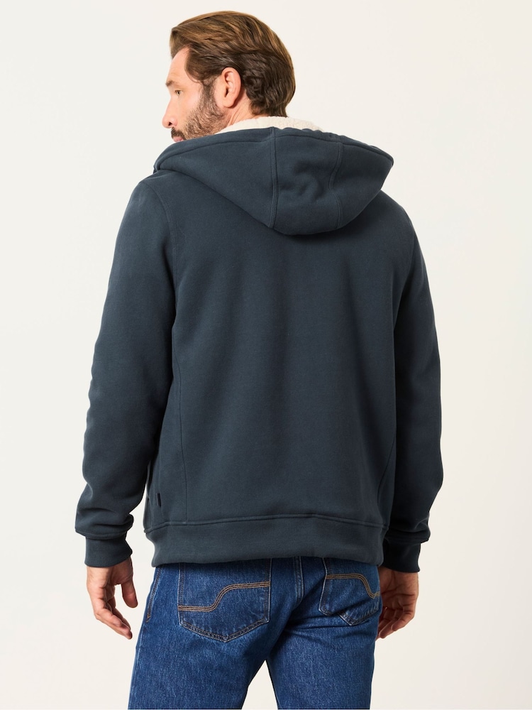 Bleumarin - FatFace Borg Lined Hoodie - Imaginea 2 din 6 Bleumarin - FatFace Borg Lined Hoodie - Imaginea 2 din 6