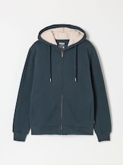 Bleumarin - FatFace Borg Lined Hoodie - Imaginea 6 din 6