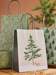Green and Gold Forest 6 Pack Gift Bag - Image 2 of 3