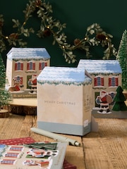 Red Classic Santa Luxury 6 Pack Christmas Cards - Image 2 of 4