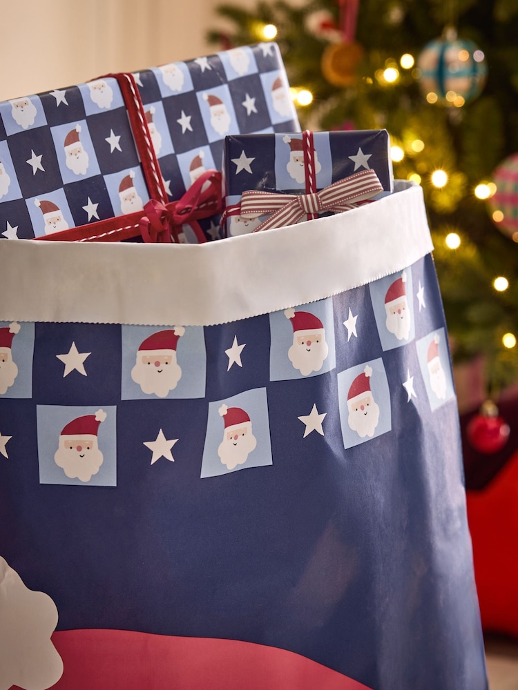 Navy Santa Icon Christmas Large Santa Sack - Image 3 of 3 Navy Santa Icon Christmas Large Santa Sack - Image 3 of 3