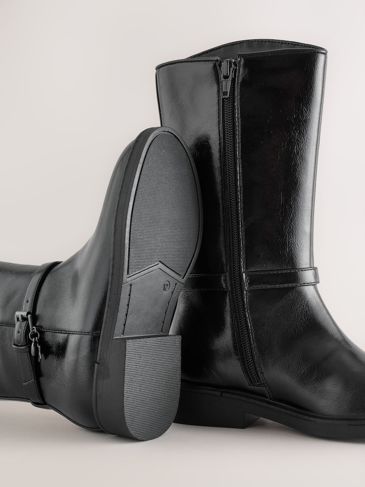 Negro - Botas altas de montar hasta la rodilla - Imagen 5 de 5 Negro - Botas altas de montar hasta la rodilla - Imagen 5 de 5