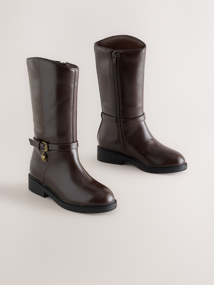 Marrón chocolate - Botas altas de montar hasta la rodilla - Imagen 1 de 5 Marrón chocolate - Botas altas de montar hasta la rodilla - Imagen 1 de 5