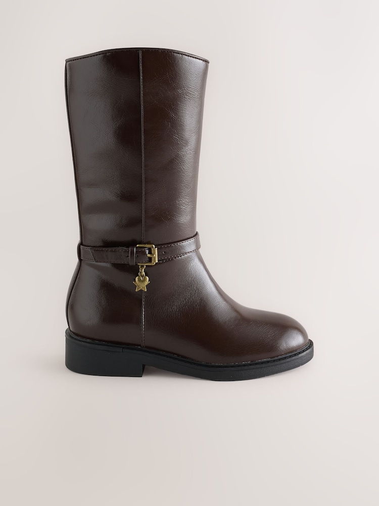 Marrón chocolate - Botas altas de montar hasta la rodilla - Imagen 2 de 5 Marrón chocolate - Botas altas de montar hasta la rodilla - Imagen 2 de 5