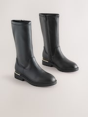 Black Tall Boots - Image 1 of 5