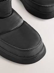 Black Standard Fit (F) Waterproof Quilted Boots - Image 5 of 5