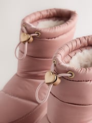 Pink Standard Fit (F) Waterproof Quilted Boots - Image 3 of 5