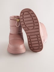 Pink Standard Fit (F) Waterproof Quilted Boots - Image 5 of 5