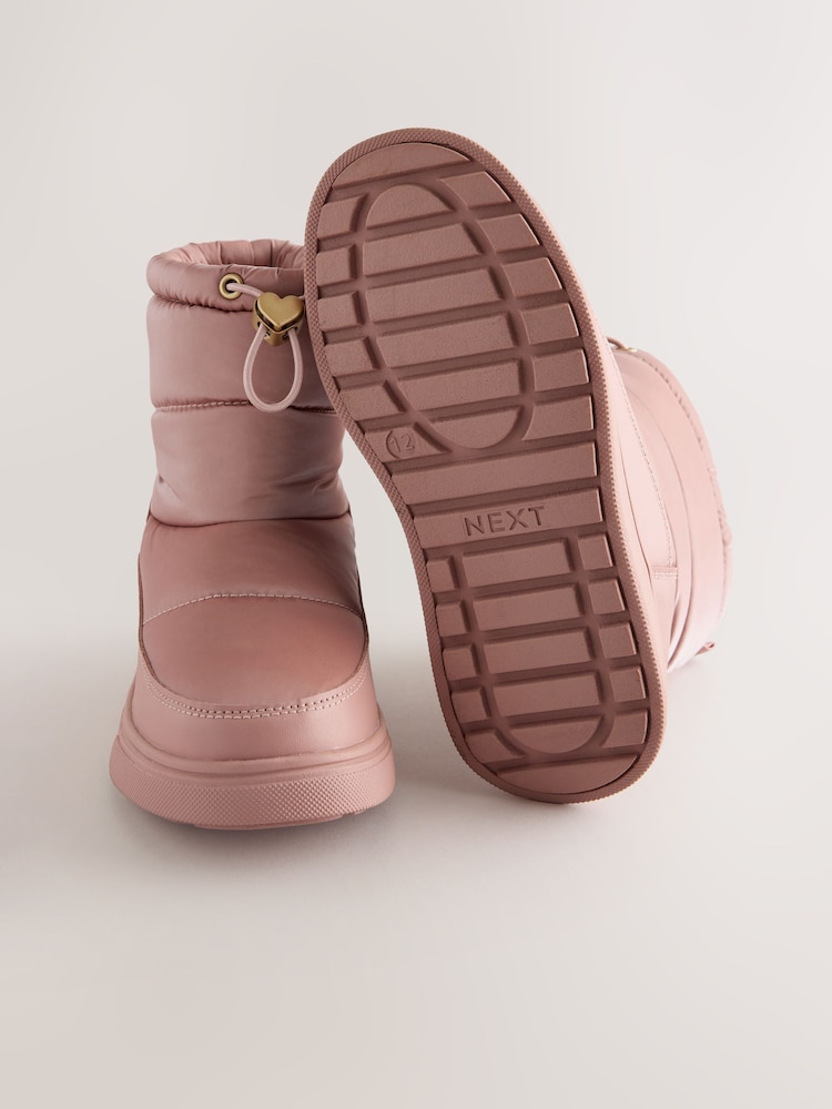Pink Standard Fit (F) Waterproof Quilted Boots - Image 5 of 5 Pink Standard Fit (F) Waterproof Quilted Boots - Image 5 of 5