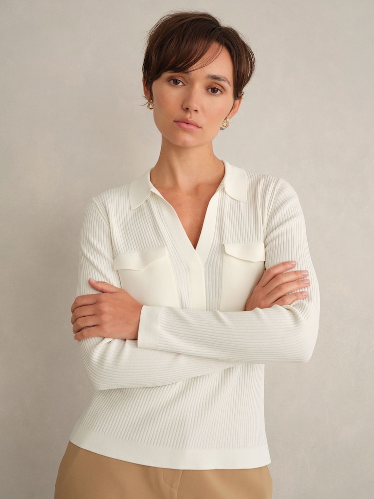 Hobbs White Meredith Jumper - Image 1 of 4