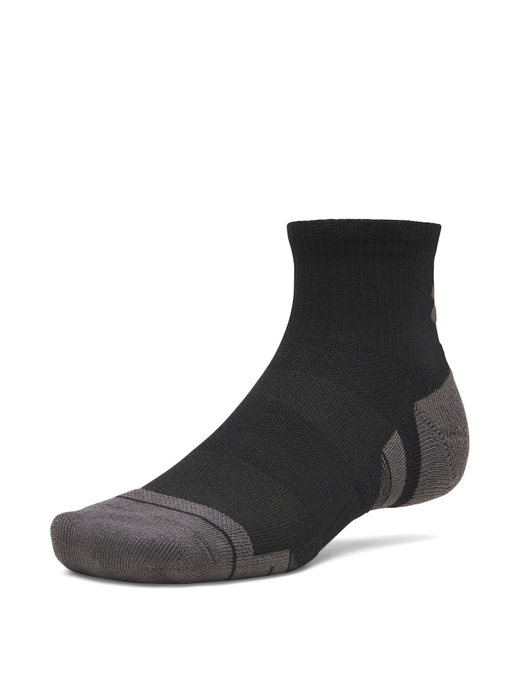 Under Armour Black Performance Tech Socks 3 Pack - Image 3 of 3 Under Armour Black Performance Tech Socks 3 Pack - Image 3 of 3