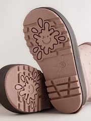 Mocha Brown Hearts Wellies - Image 4 of 5