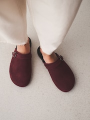Berry Red Forever Comfort® Round Toe Slim Footbed Shoes - Image 1 of 9