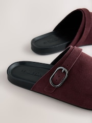 Berry Red Forever Comfort® Round Toe Slim Footbed Shoes - Image 8 of 9
