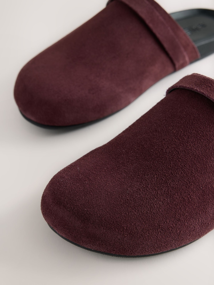 Berry Red Forever Comfort® Round Toe Slim Footbed Shoes - Image 9 of 9