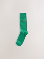 Blue/Green/Red Car Fun Embroidered Socks 5 Pack - Image 8 of 9