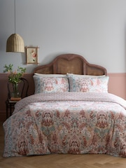 Appletree Multi Floral Print Damask Duvet Cover Set - Image 1 of 5