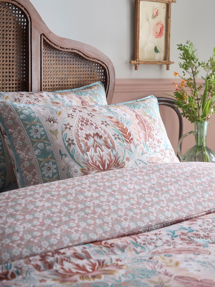 Appletree Multi Floral Print Damask Duvet Cover Set - Image 2 of 5