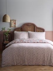 Appletree Multi Floral Print Damask Duvet Cover Set - Image 4 of 5