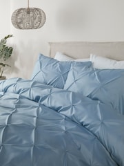 Serene Blue Lara Duvet Cover And Pillowcase Set - Image 2 of 3