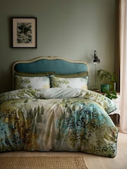 Soiree Green Hidden Garden Duvet Cover Set - Image 1 of 5