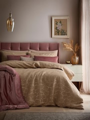 Soiree Ginko Jacquard Woven Duvet Cover Set - صورة 4 من 4