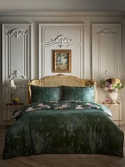 Laurence Llewelyn-Bowen Green Tuscan Holiday Duvet Cover Set - Image 4 of 5