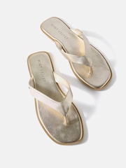 Mint Velvet Lula Leather Flip Flop Sandals - صورة 2 من 4
