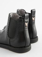 Black Wide Fit (G) Chelsea Ankle Boots - Image 3 of 6