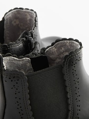 Black Wide Fit (G) Chelsea Ankle Boots - Image 4 of 6