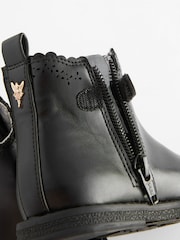 Black Wide Fit (G) Chelsea Ankle Boots - Image 6 of 6