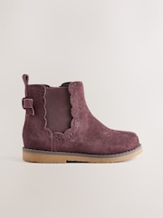 Ante marrón - Bow Detail Chelsea Ankle Boots - Imagen 2 de 5