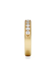 The Diamond Store White Lab Diamond Heritage Half Eternity Ring 0.50ct H/SI in 18K Gold Vermeil - Image 4 of 7