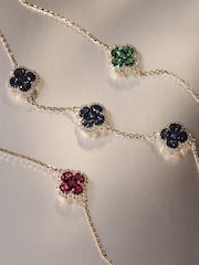 The Diamond Store Green Alegria Lab Emerald Bracelet 0.75ct in 18k Gold Vermeil - Image 3 of 6